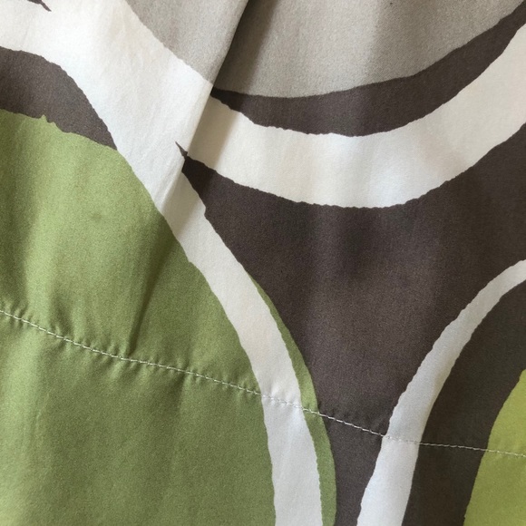 Banana Republic Silk Circles Skirt in Green/Brown - Picture 4 of 5